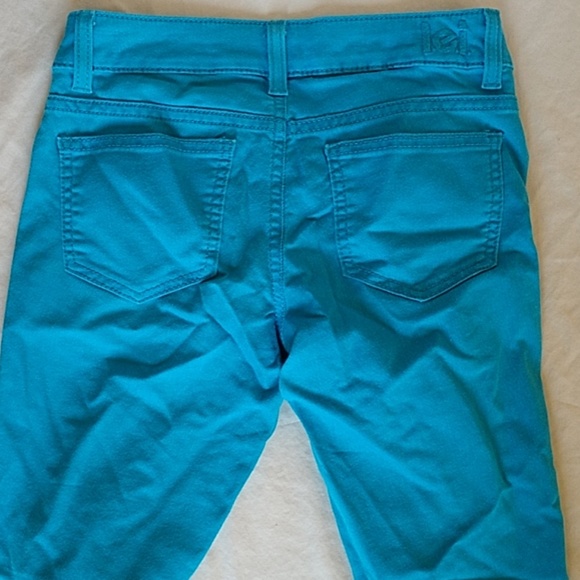 🌻3/$30 Pastel Blue zip-up jeggings - Picture 2 of 3